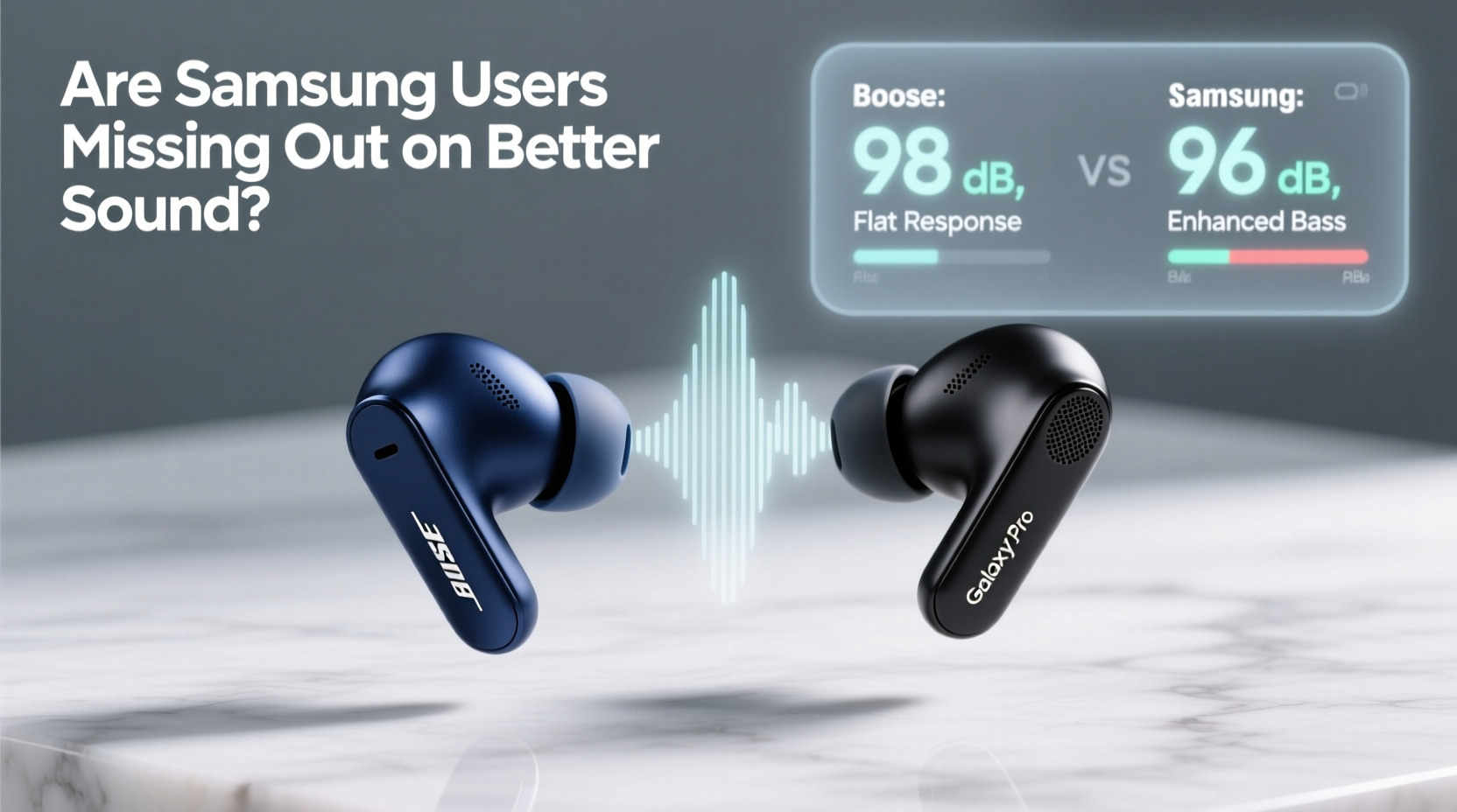 bose quietcomfort vs samsung galaxy buds are samsung users missing out on better sound 2