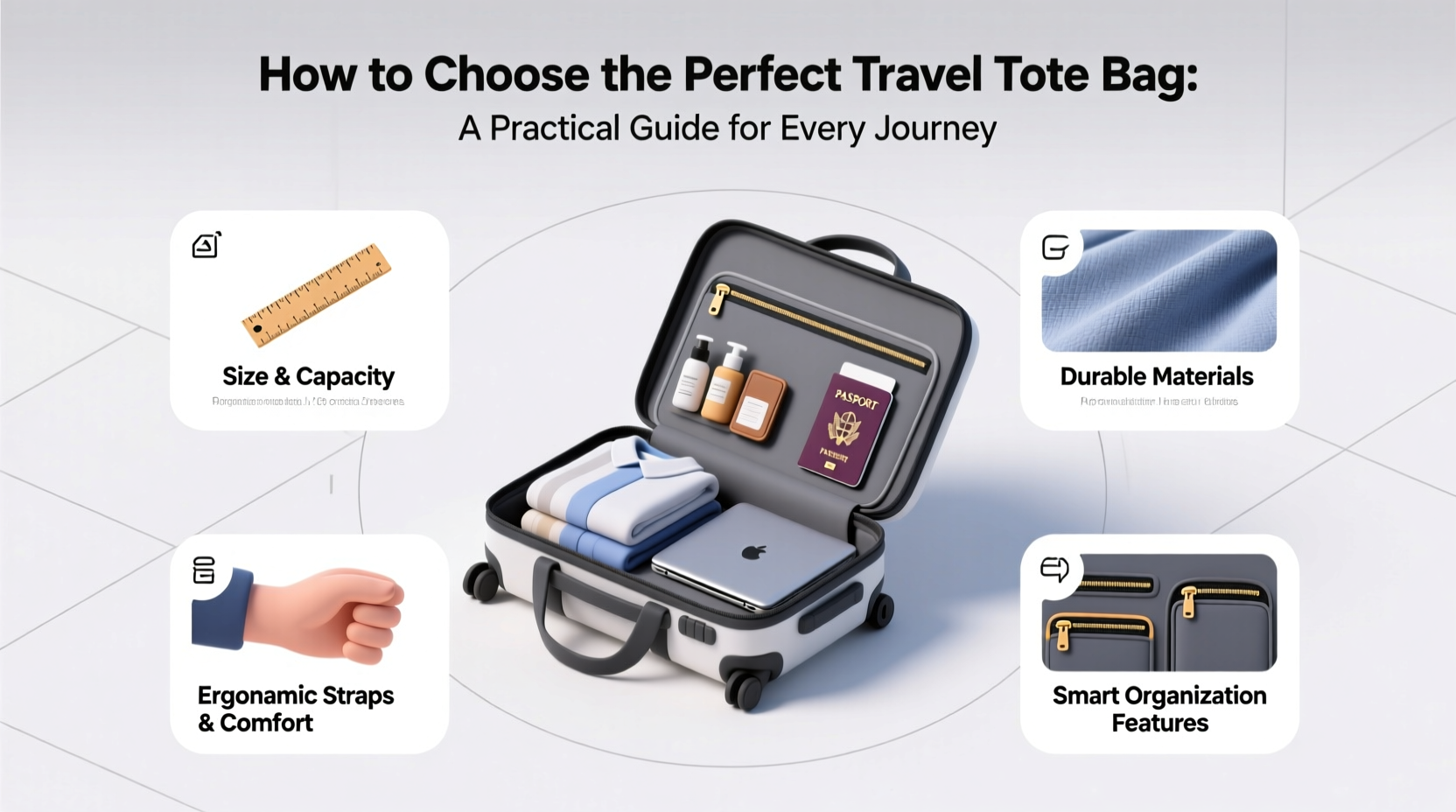 how to choose the perfect travel tote bag a practical guide for every journey