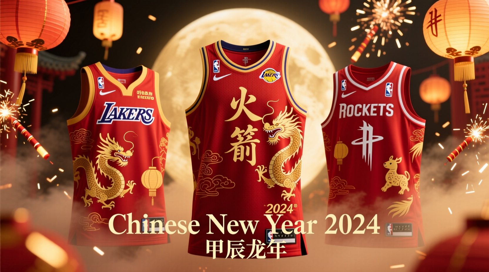 what nba teams have chinese new year jerseys