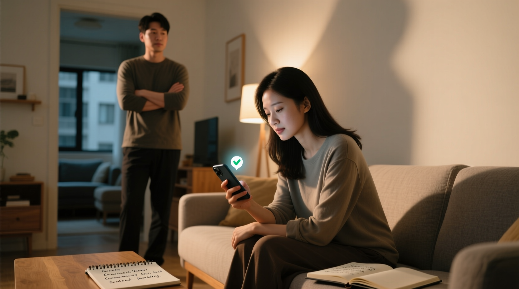 how to respectfully understand who your partner is texting without invading privacy