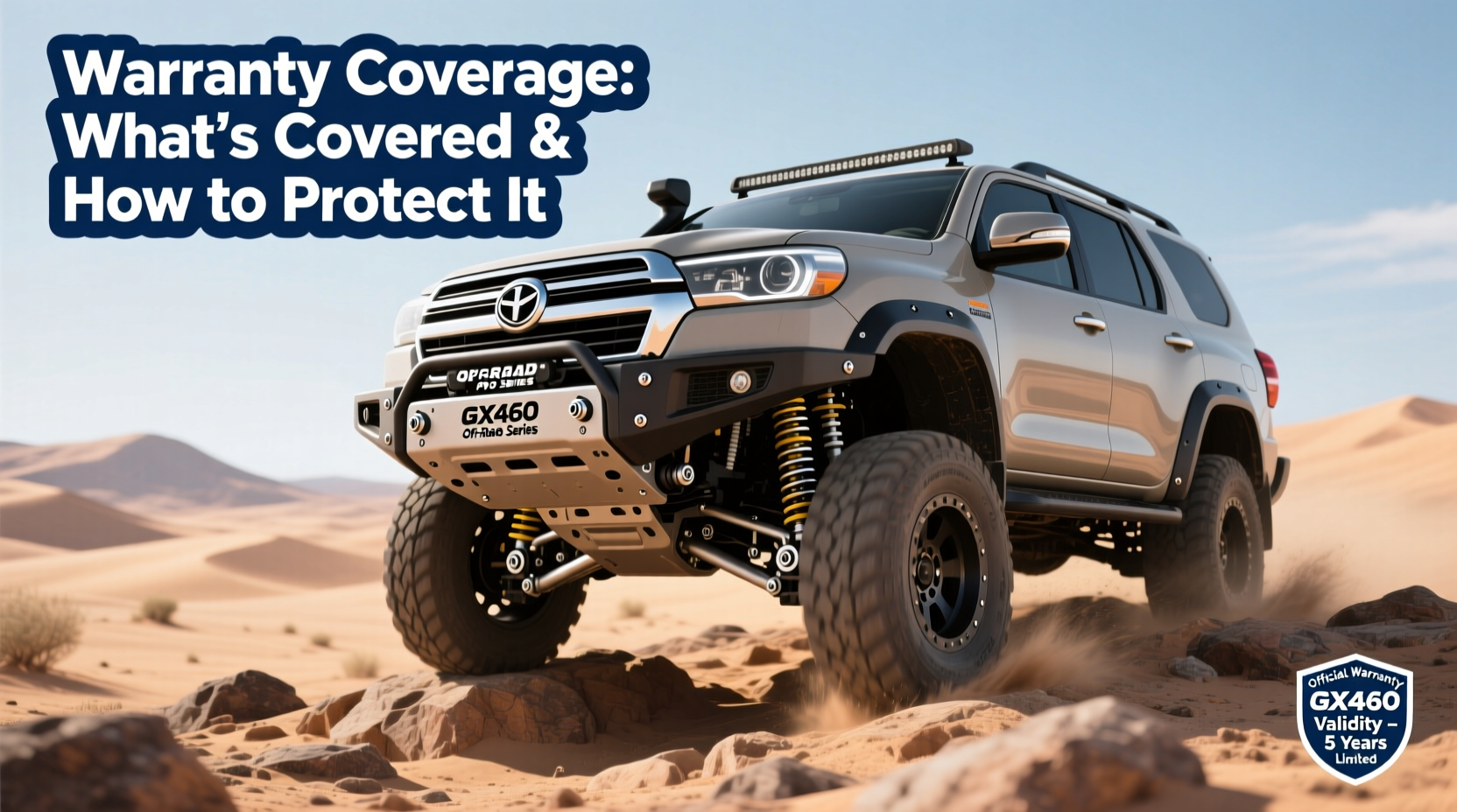 gx460 upgrade kit offroad warranty