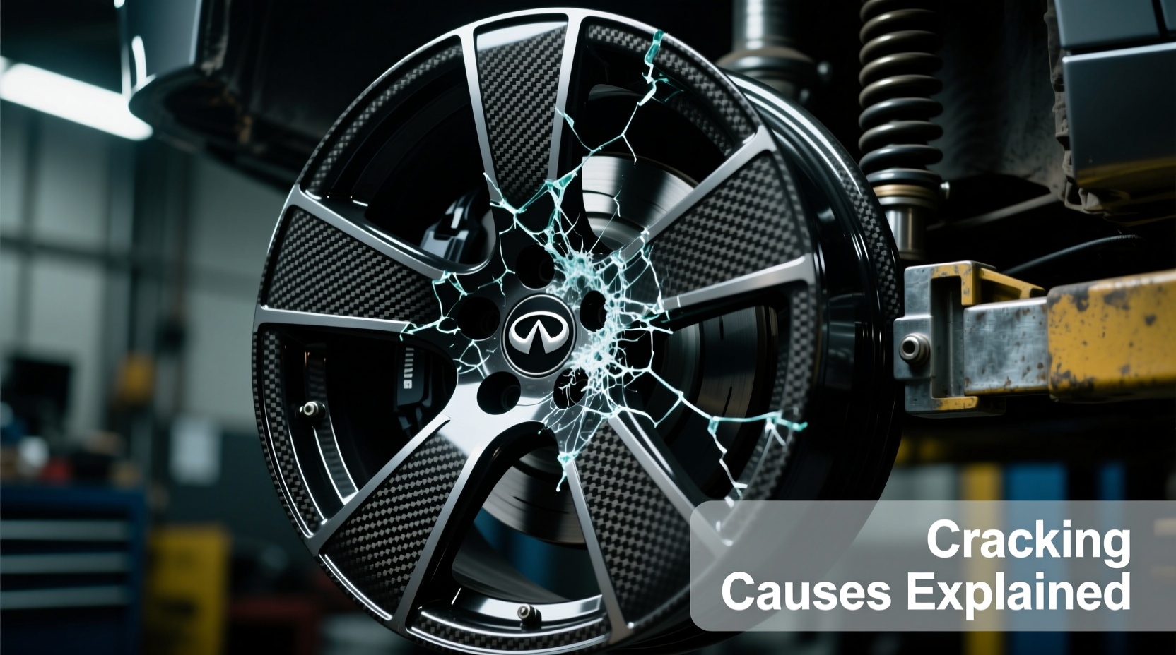 infiniti carbon wheel cracking reason