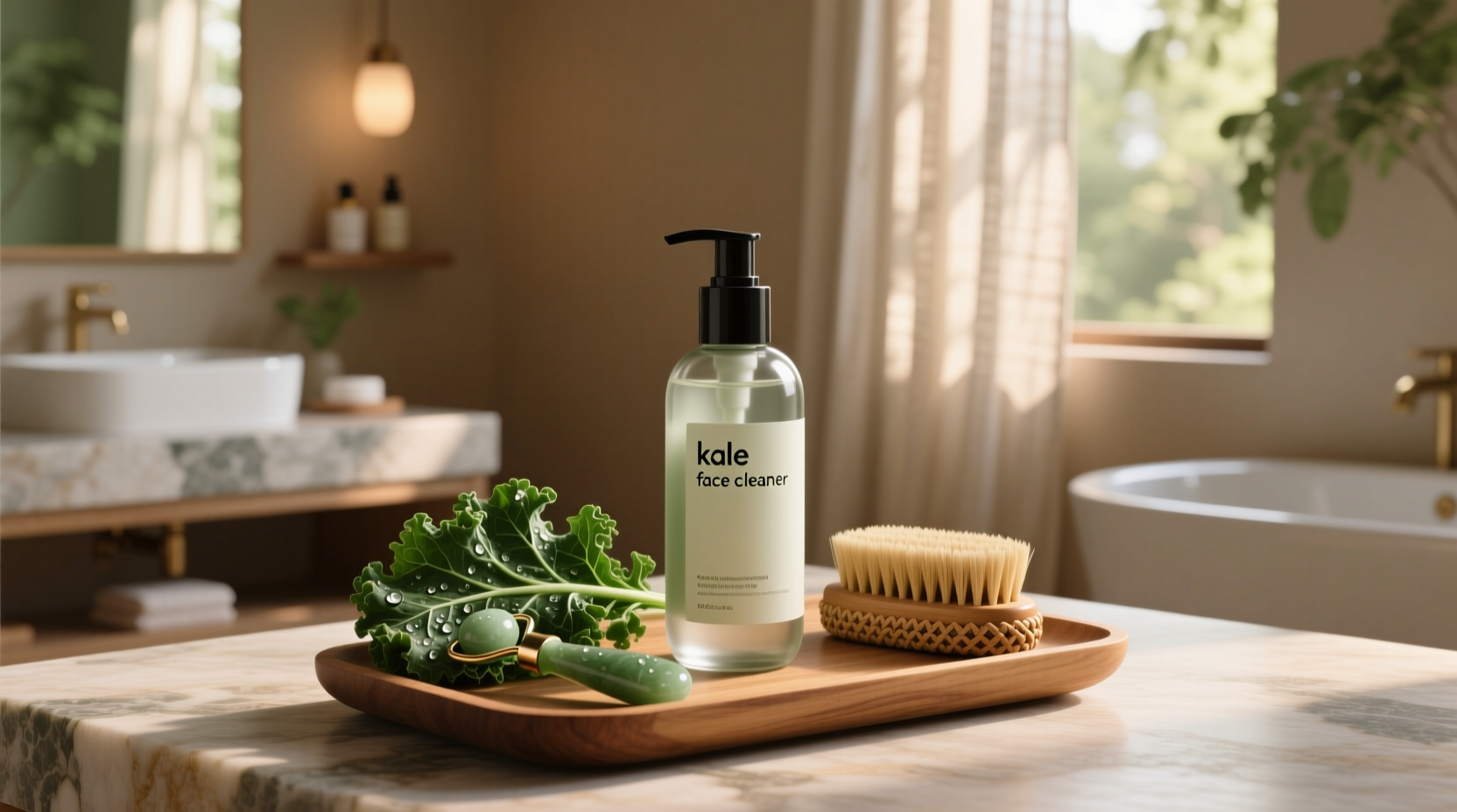 kale face cleanser guide