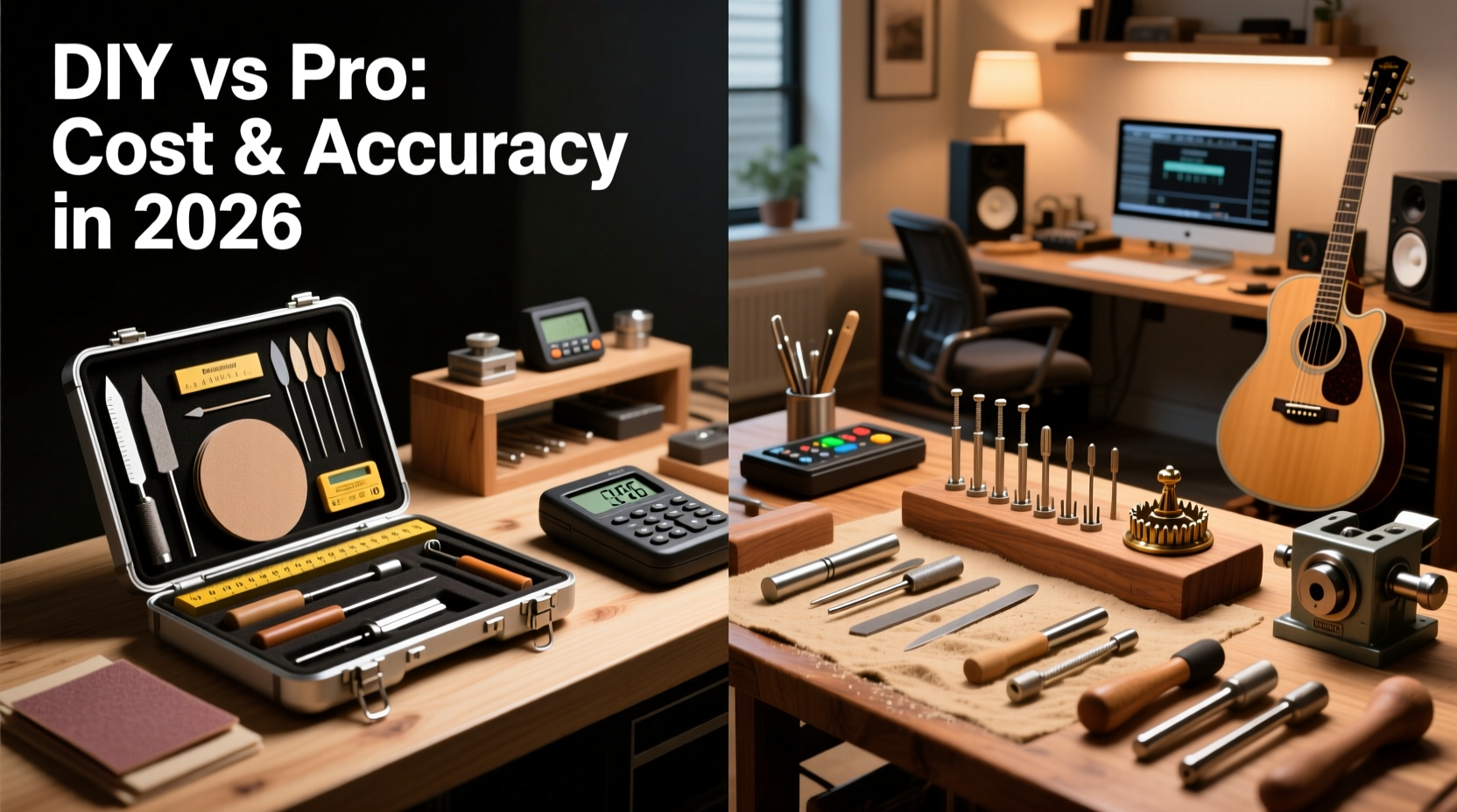 Fret leveling and polishing kit vs professional luthier service: when does DIY save money vs risk intonation failure in 2026 home studio setups?