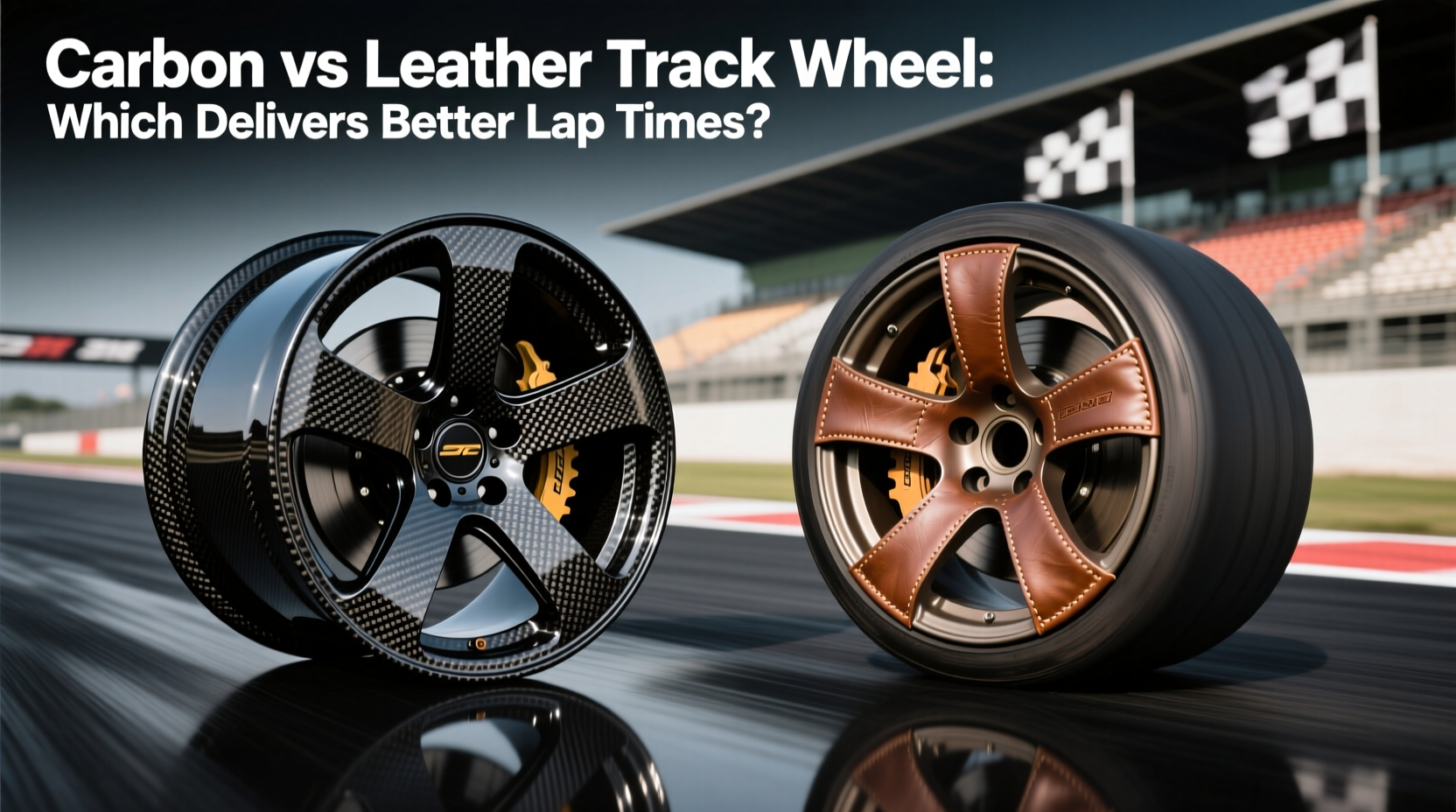 carbon vs leather track wheel