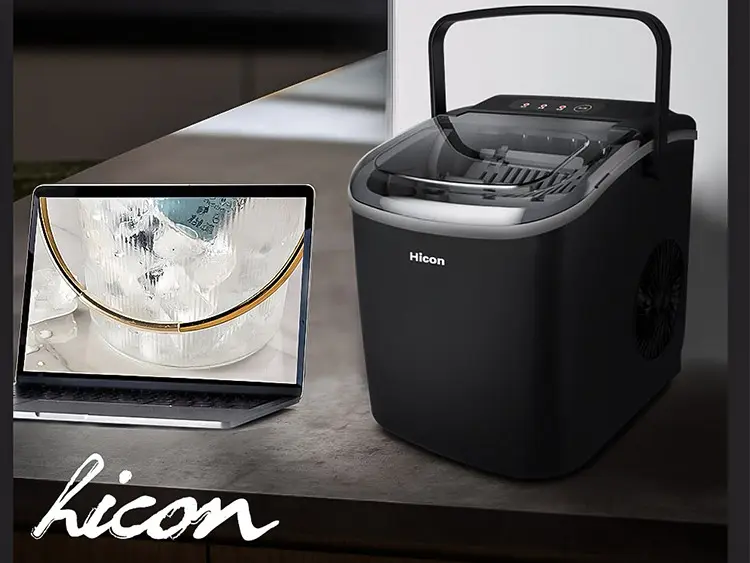 Hicon New High Quality Portable Small Countertop Ice Maker - China