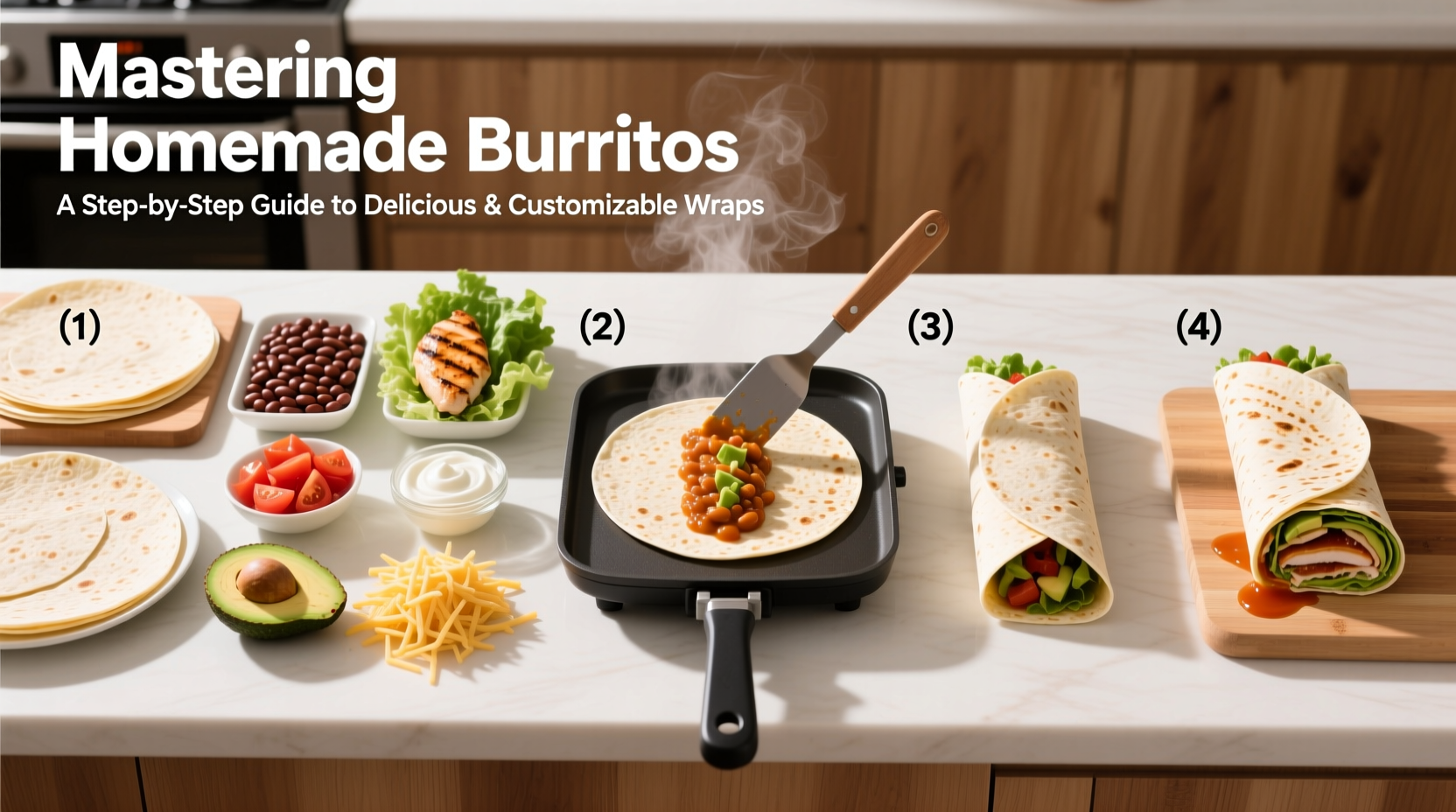 mastering homemade burritos a step by step guide to delicious and customizable wraps