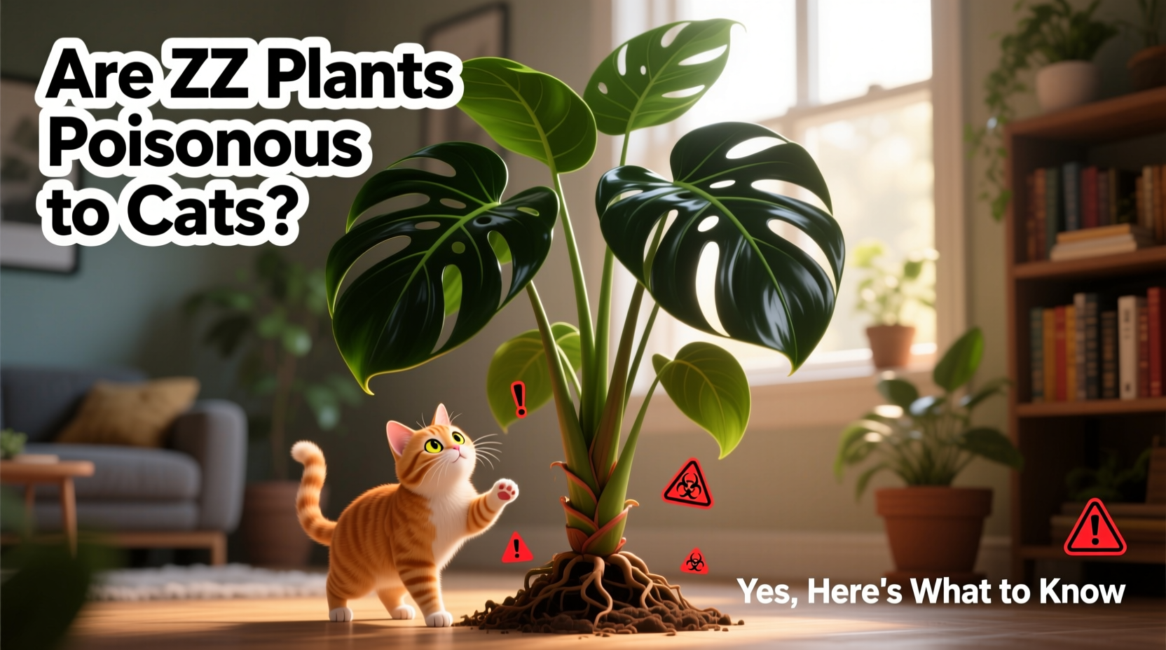 are zz plants poisonous to cats
