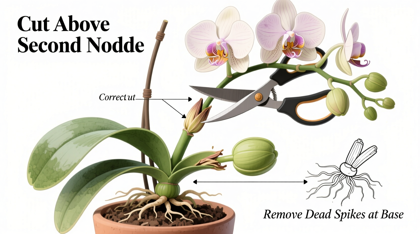 How to Prune Orchids After Flowering Correctly