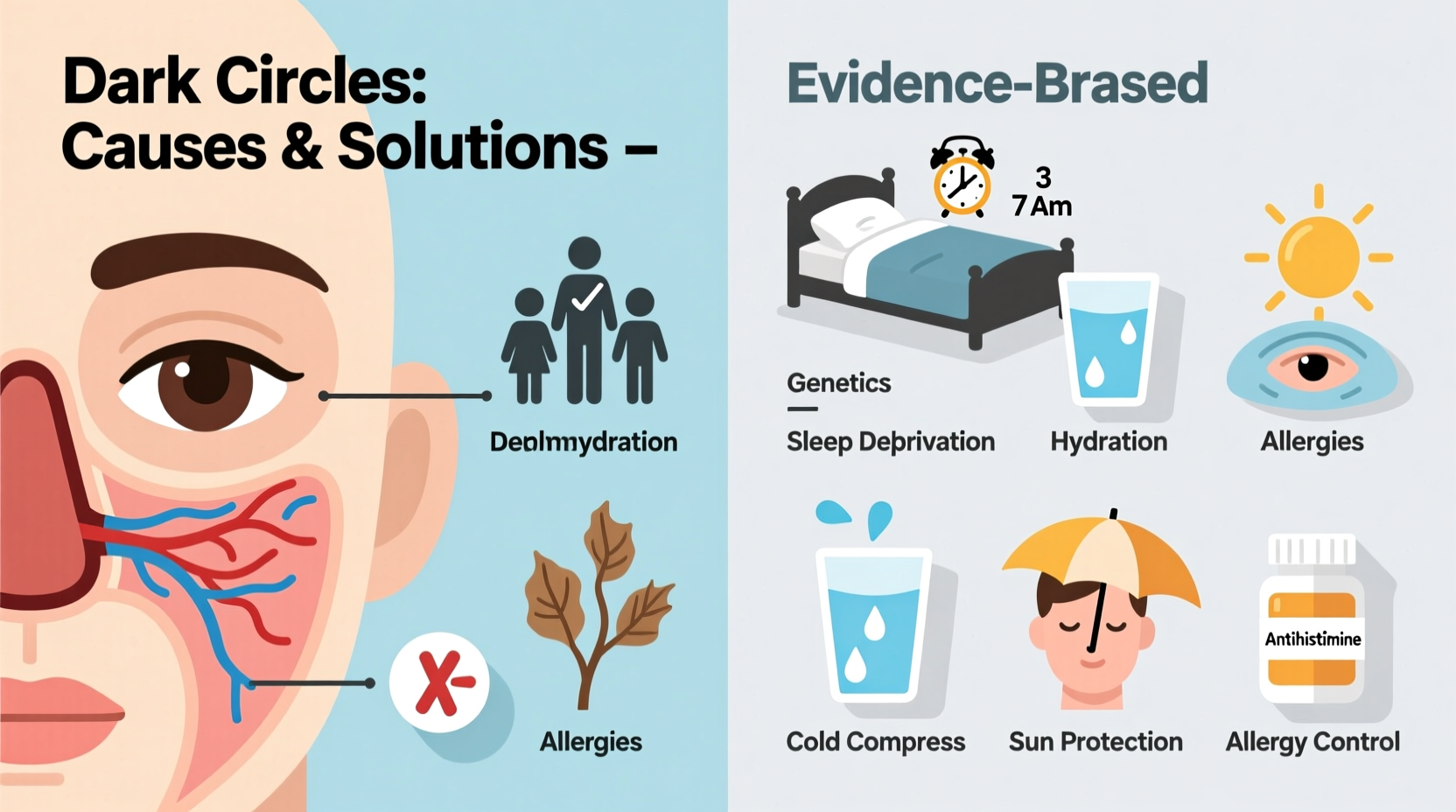 dark circles under eyes common causes and what you can do