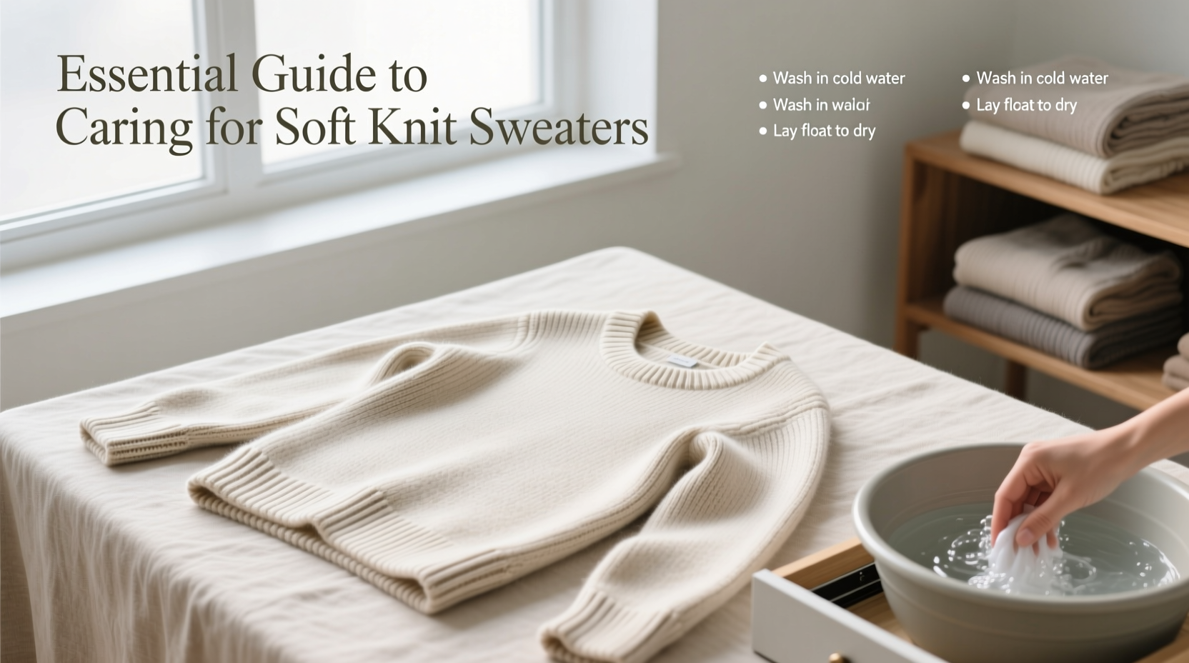essential guide to caring for soft knit sweaters tips for lasting comfort and shape