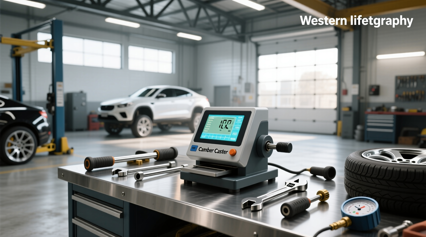 How to Use a Digital Camber Caster Gauge for Wheel Alignment