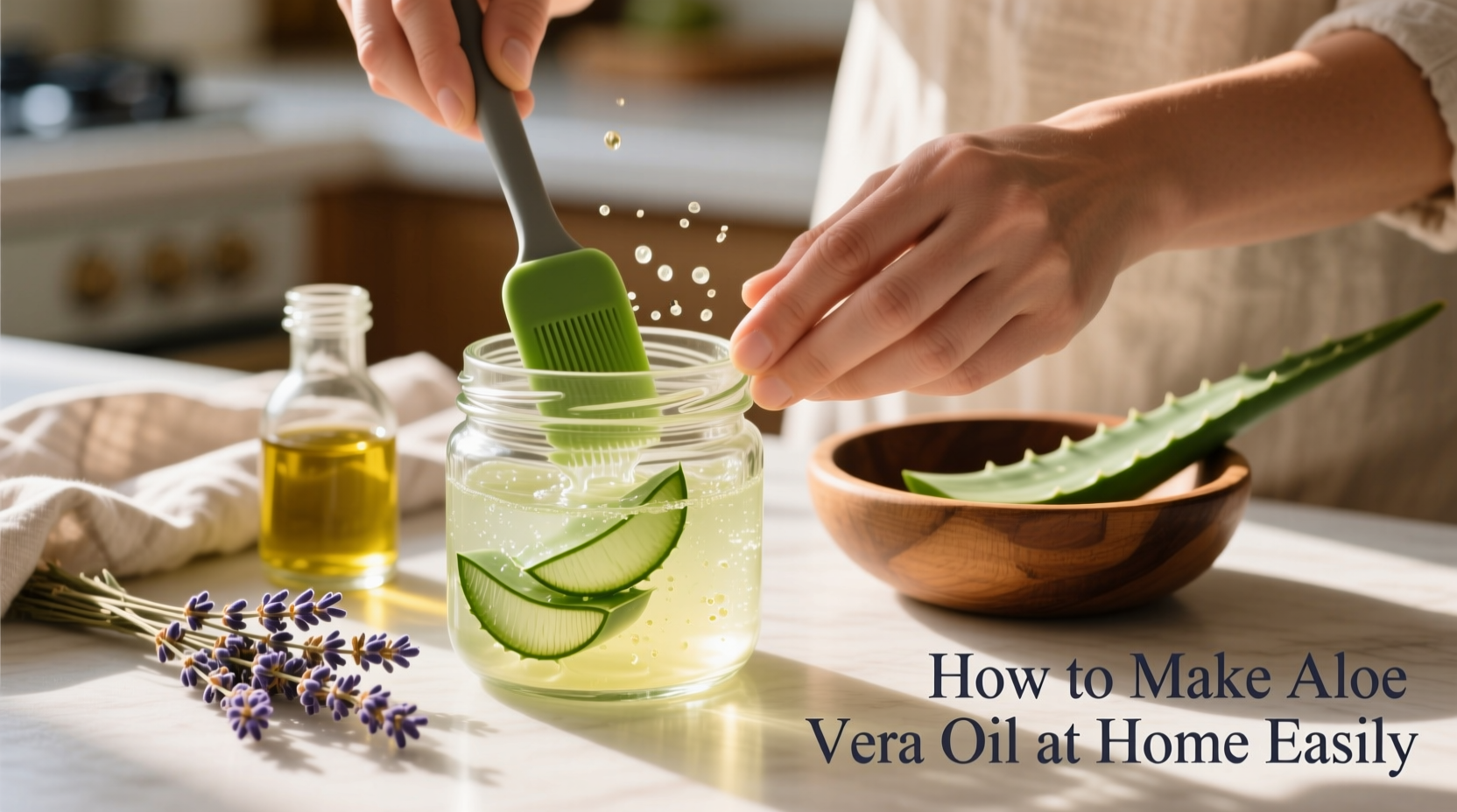 How to Make Aloe Vera Oil at Home Easily