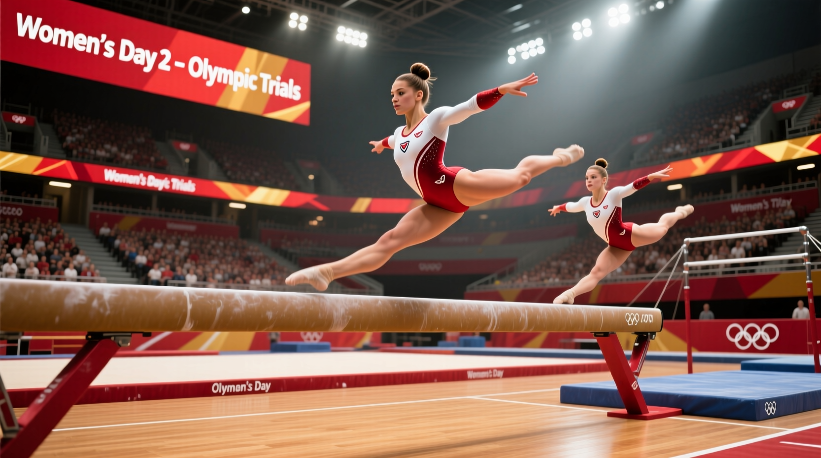 gymnastics olympic trials womens day 2