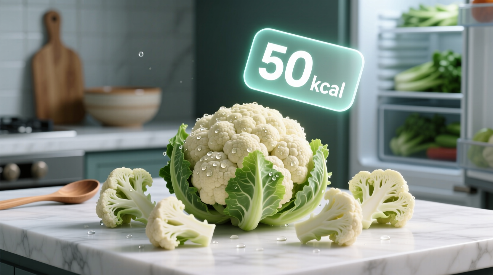 Cauliflower Calories: Complete Nutrition Facts (25/100g)