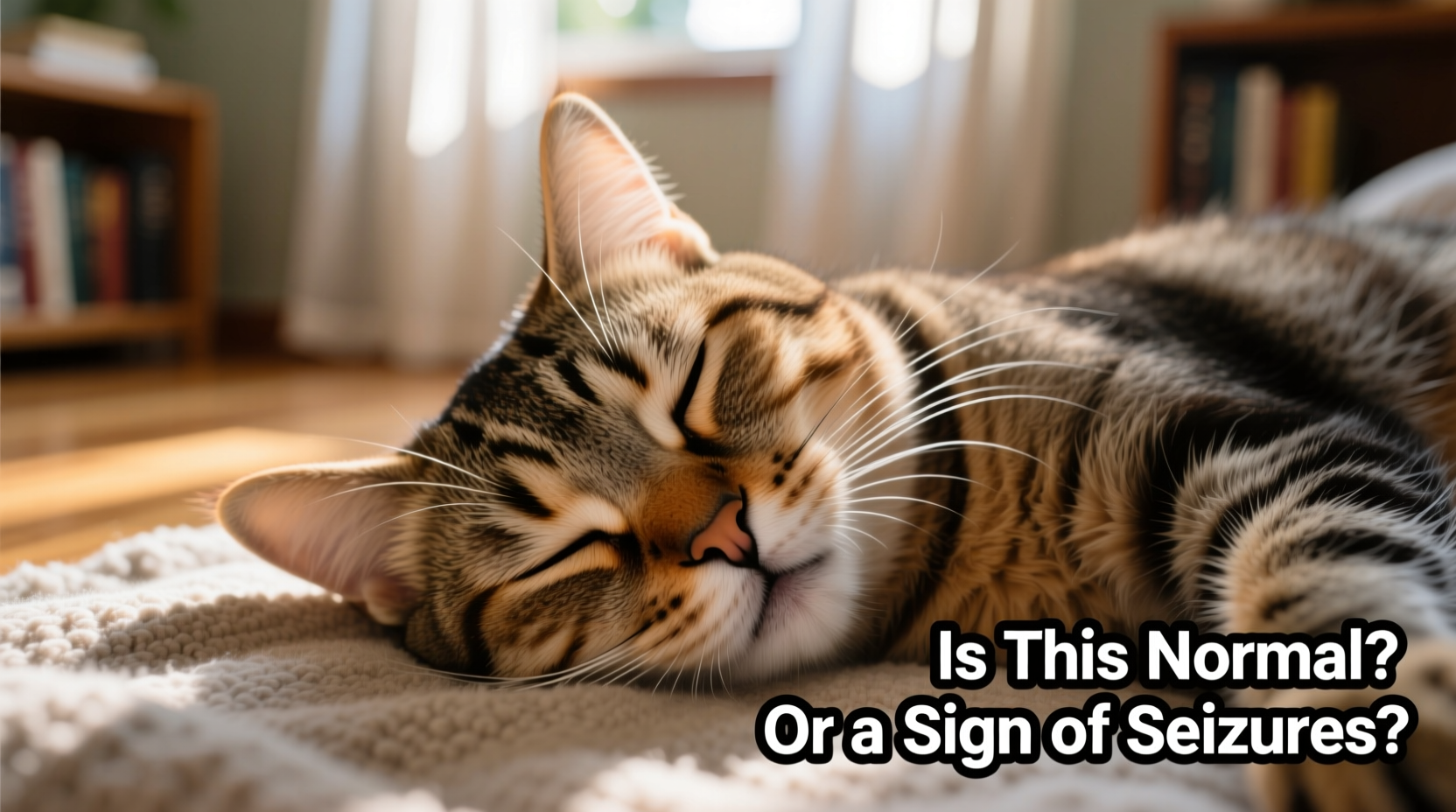 cat twitching in sleep is it normal or a sign of seizures 2