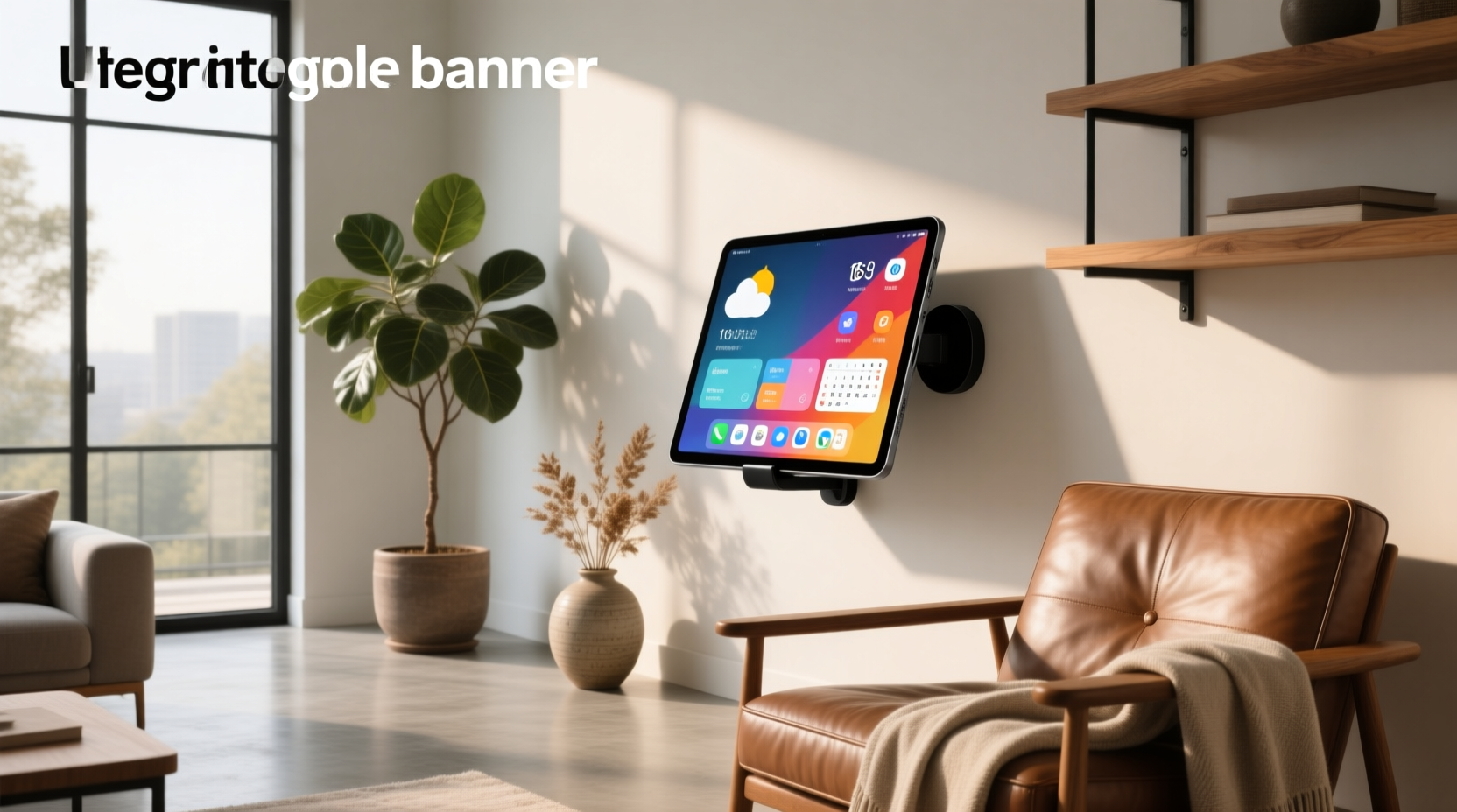 android tablet with wall mount smart home commercial guide