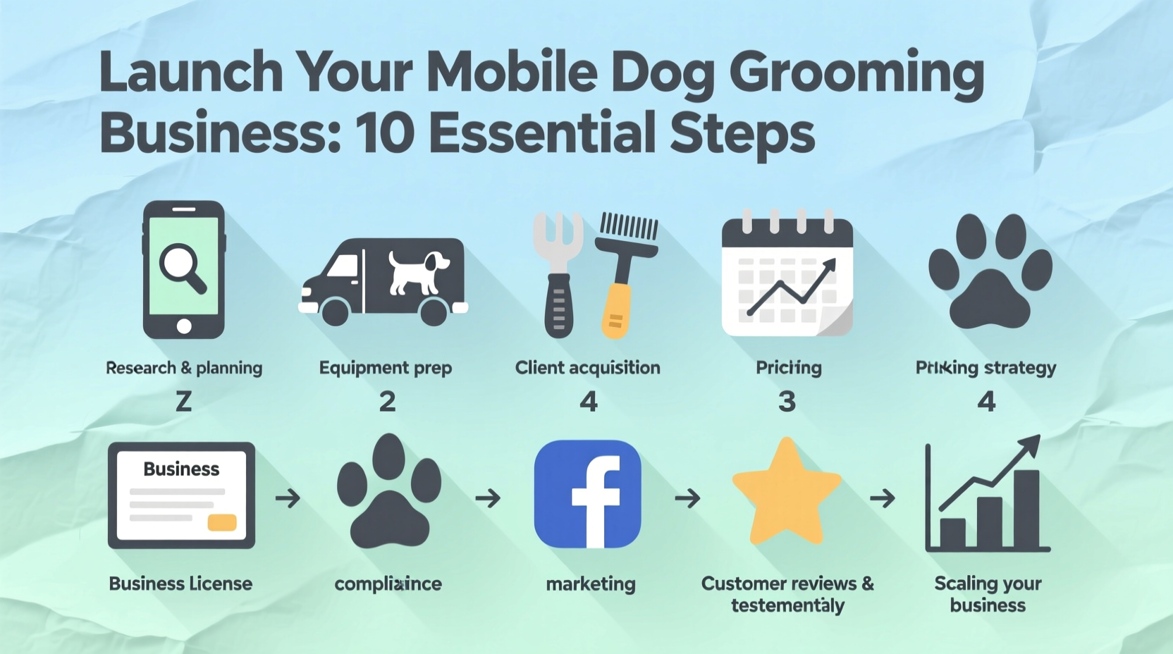 step by step guide to launching a successful mobile dog grooming business