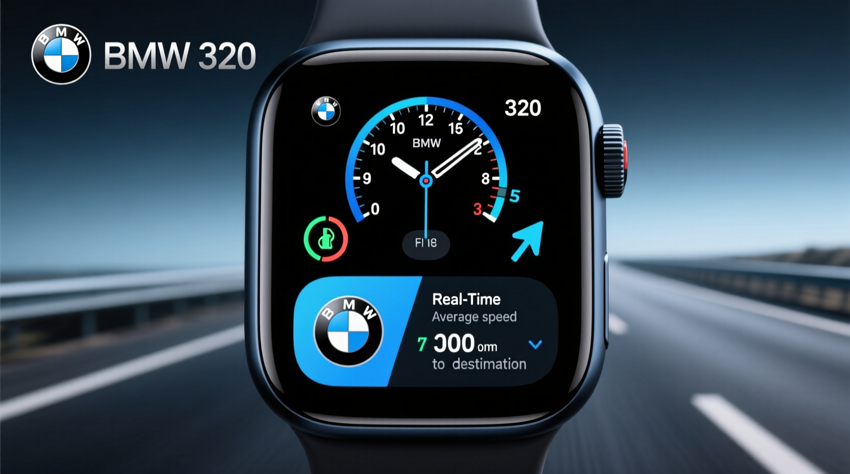 how to customize and set the bmw 320 watch display for optimal use
