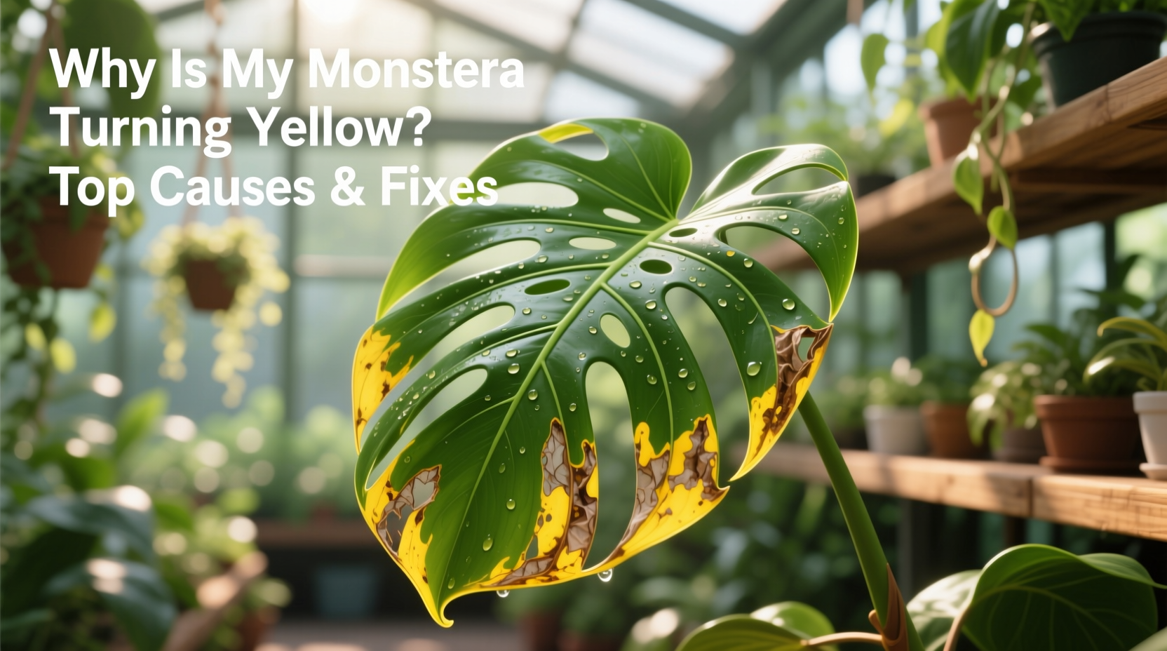Why Is My Monstera Turning Yellow? Top Causes & Fixes