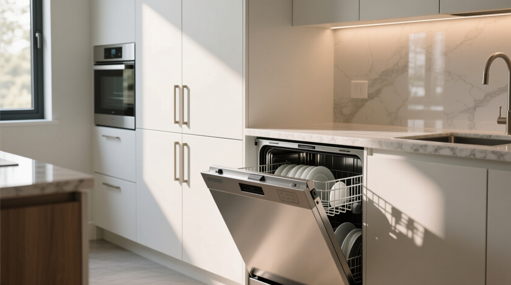 fit your storage cabinet next to dishwasher for easy un