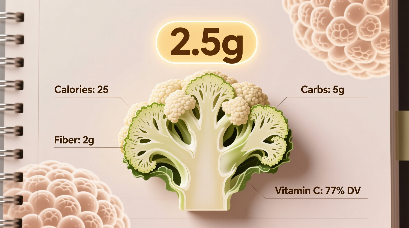 Cauliflower Protein Content: Facts & Nutrition Data