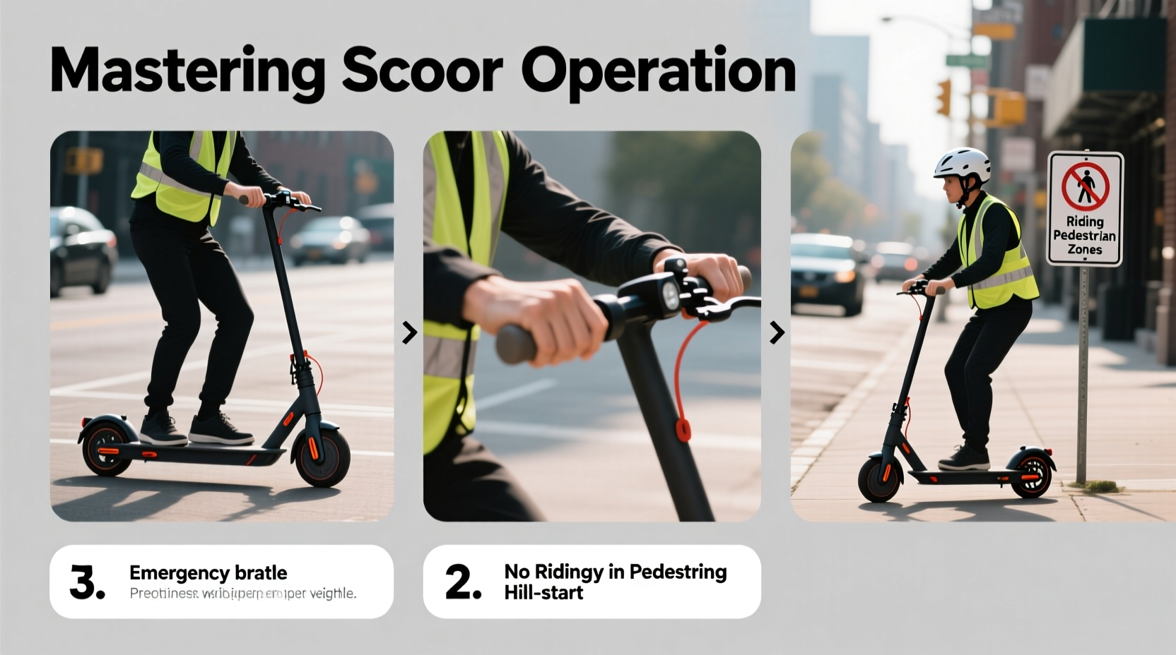 mastering scooter operation a step by step guide for confident and safe riding