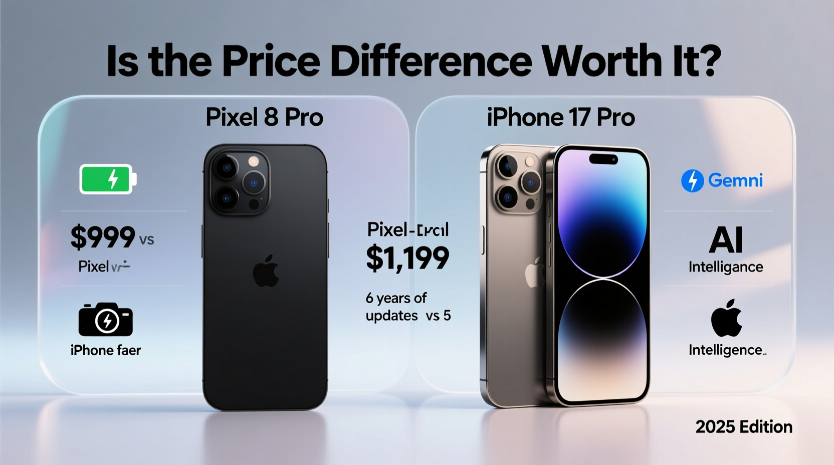 google pixel vs iphone is the price difference really worth it in 2025