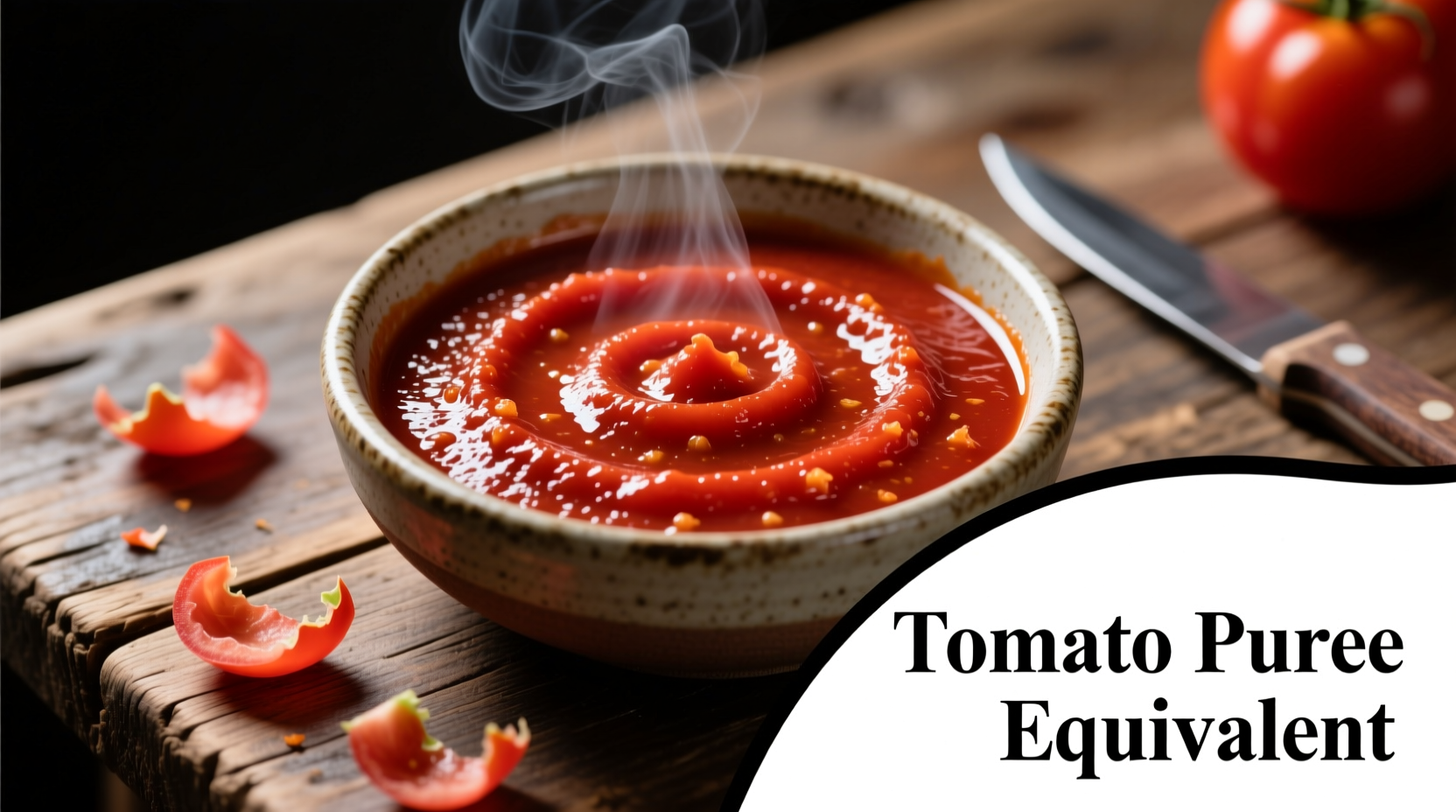 Tomato Puree Equivalent: Best Substitutes & Ratios