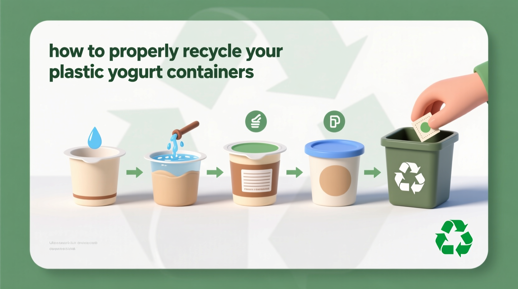 how to properly recycle your plastic yogurt containers