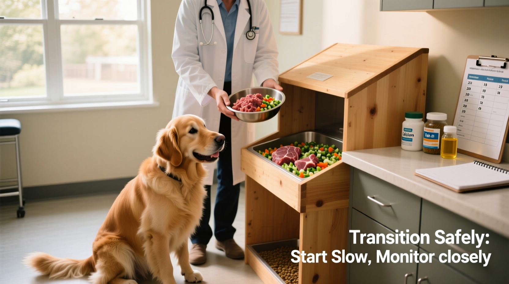 practical tips for safely transitioning your dog to a raw food diet