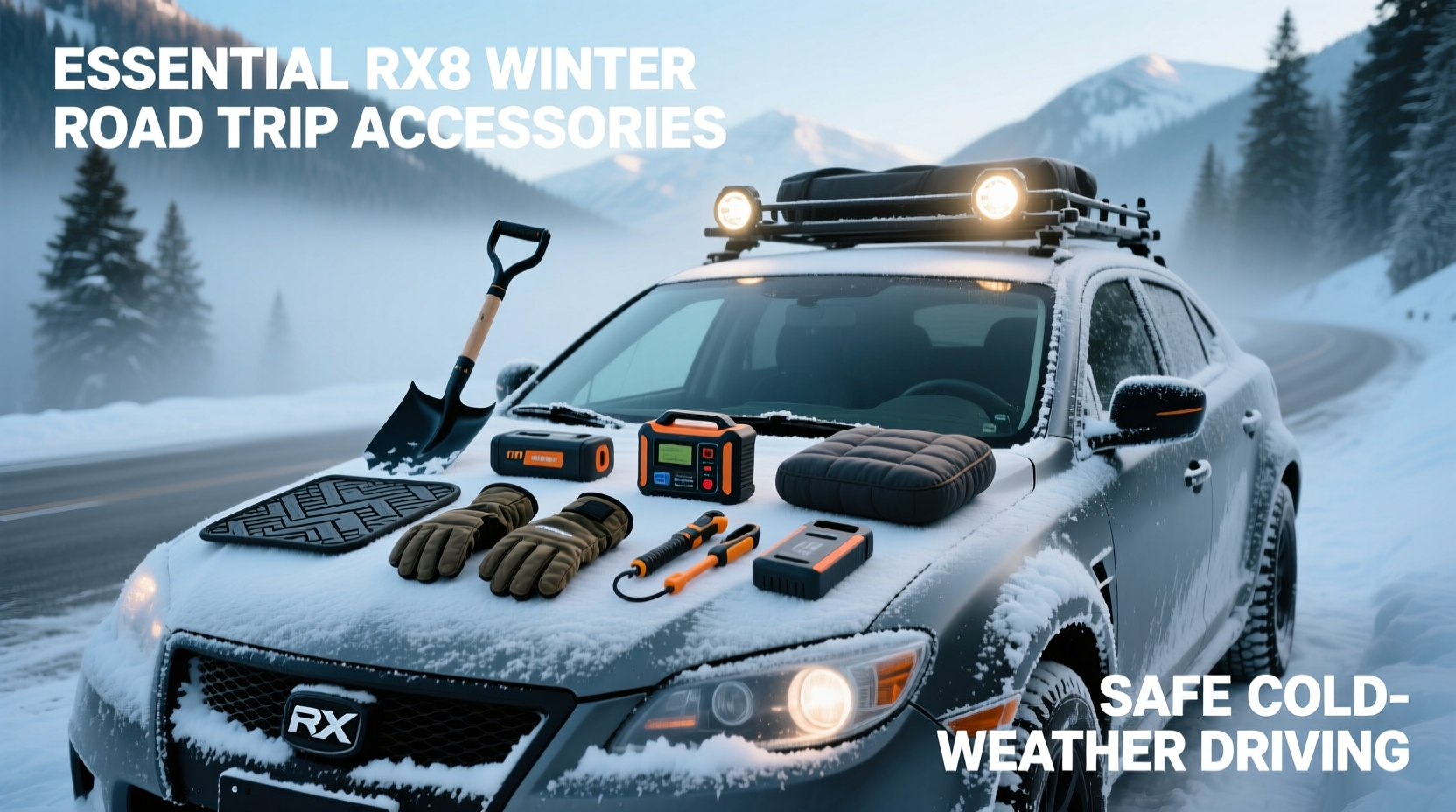 rx8 winter road trip accessories