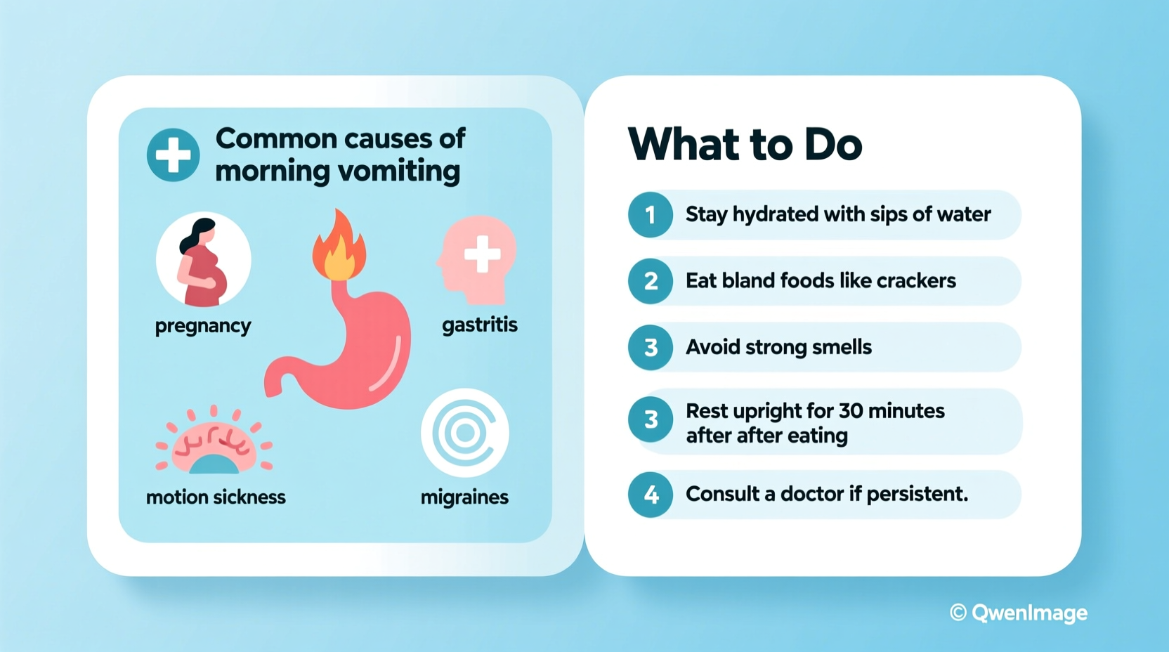 morning vomiting common causes and what to do