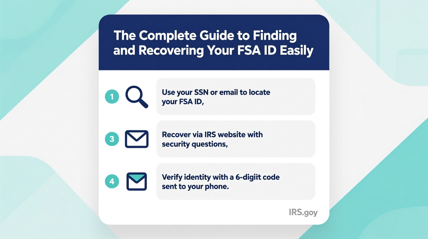 the complete guide to finding and recovering your fsa id easily