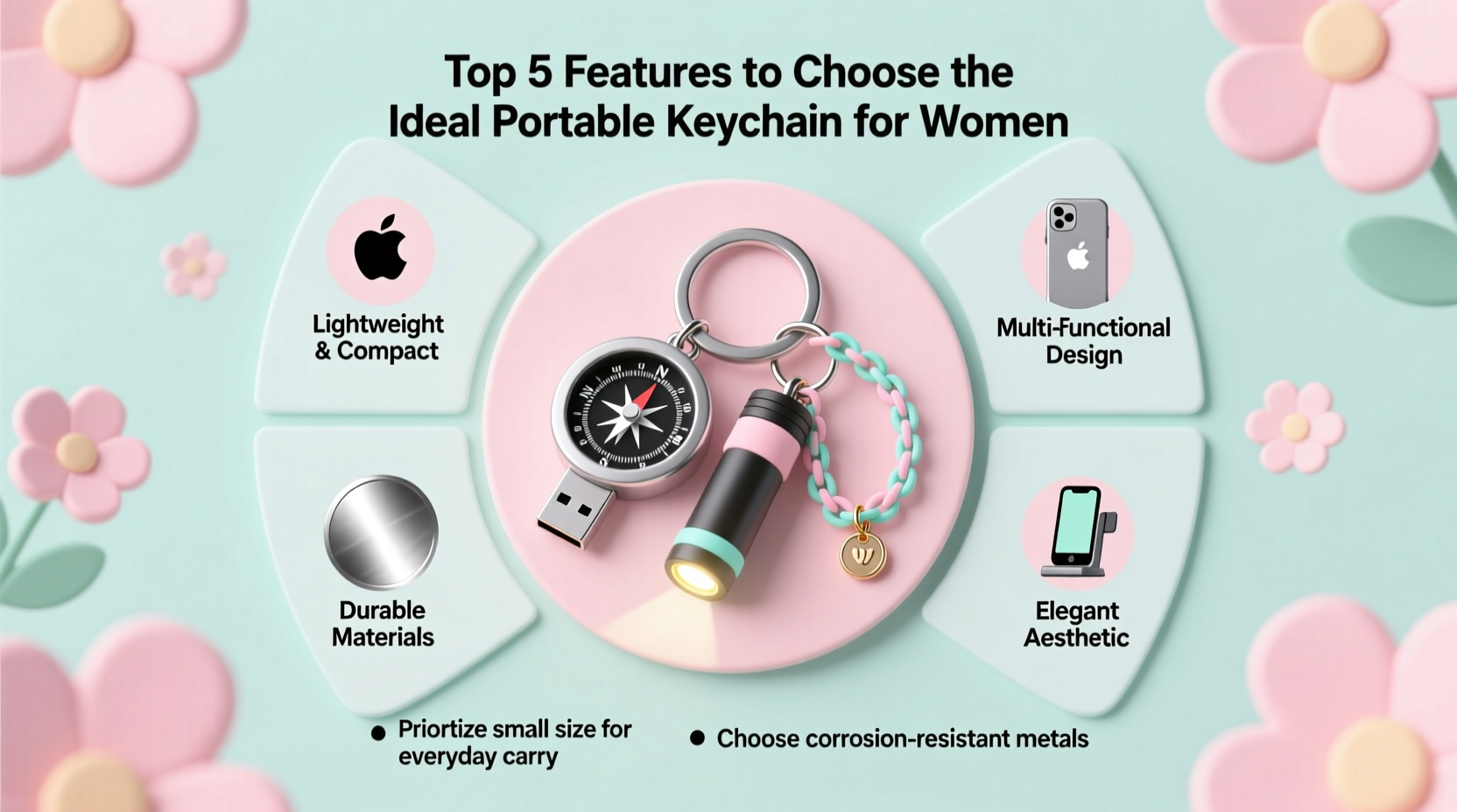 how to choose the ideal portable keychain for women practical tips and top features to consider