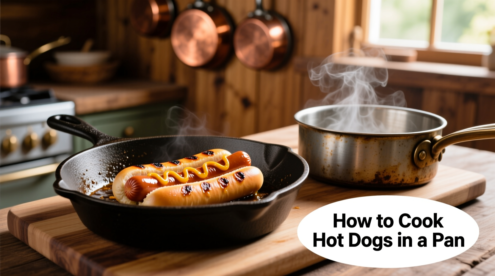 how to cook hot dogs in a pan