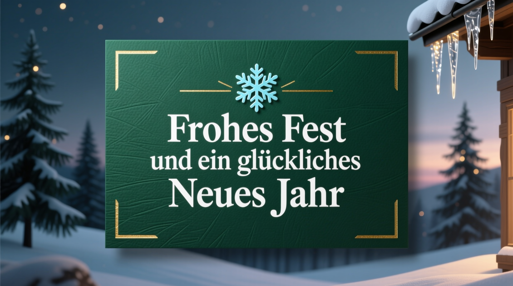 a merry christmas and a happy new year in german