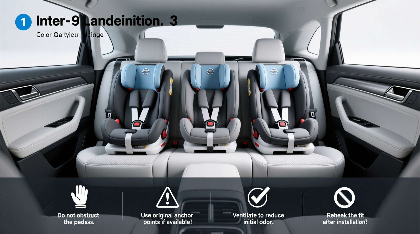 3 child car seats in qashqai