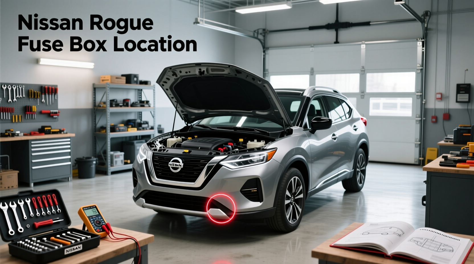 How to Find the Nissan Rogue Fuse Box Location (2021–2025)
