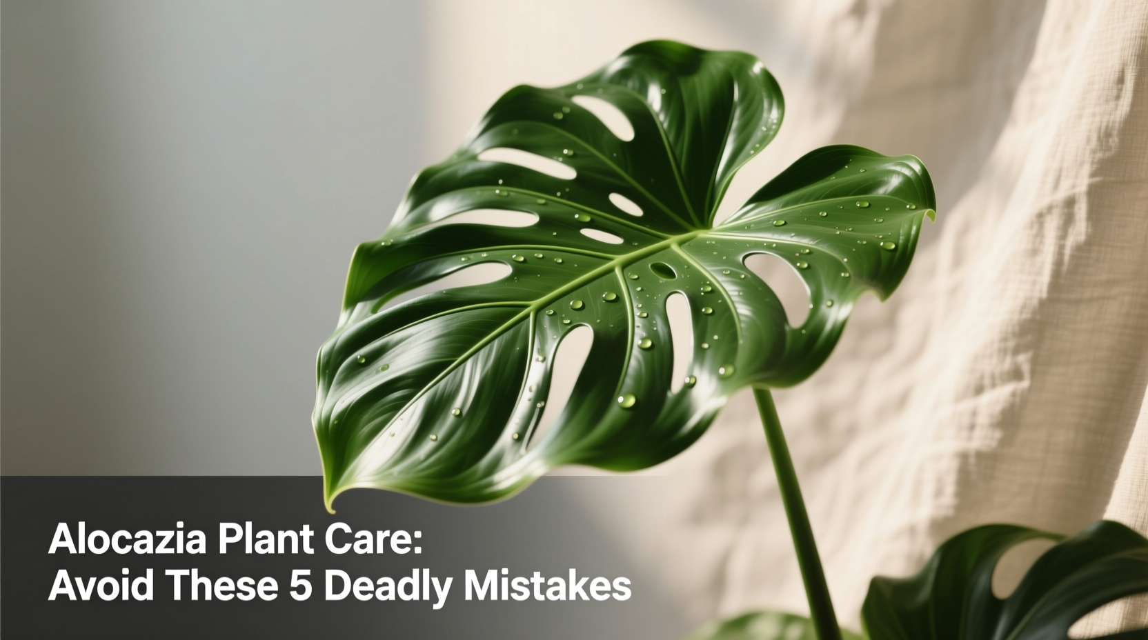 Alocasia Plant Care Avoid These 5 Deadly Mistakes