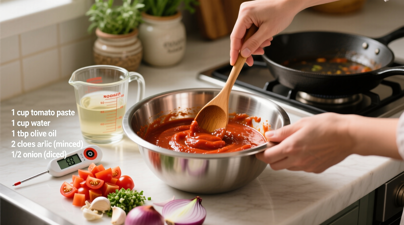 how to turn tomato paste into tomato sauce