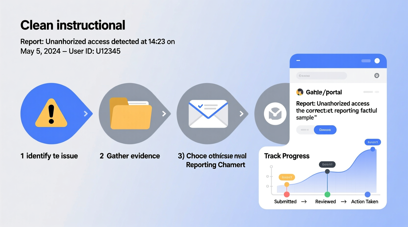 a step by step guide on how to file a report effectively and ensure action