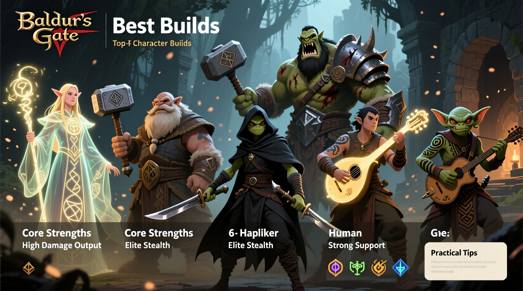 baldurs gate 3 best builds guide with top picks and practical tips