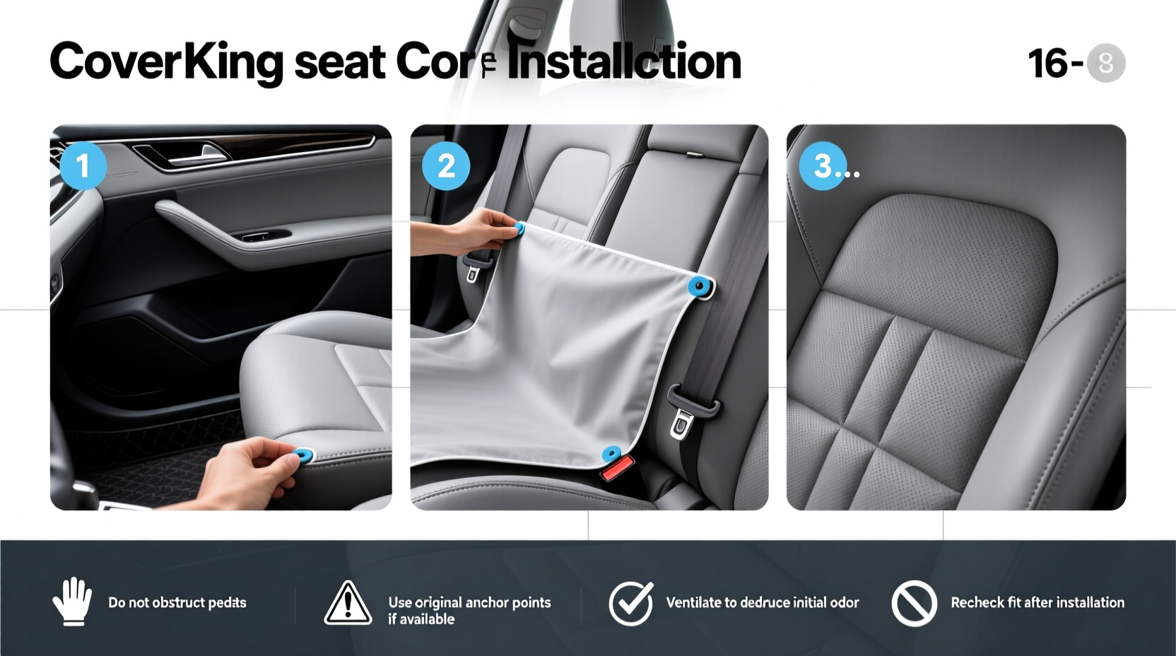 How to Choose Coverking Seat Covers Installation Instructions