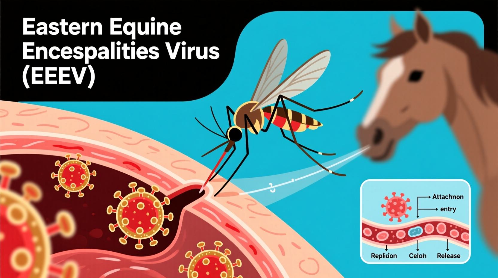 does easter equine encephalitis virus involve a biological vector