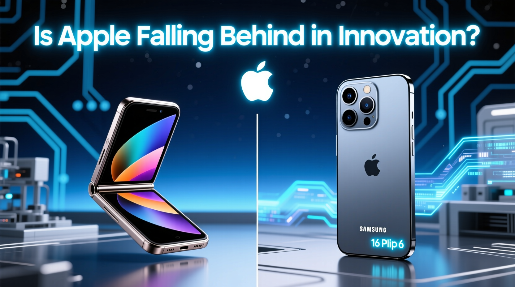 samsung flip 6 vs iphone 16 pro is apple falling behind in innovation
