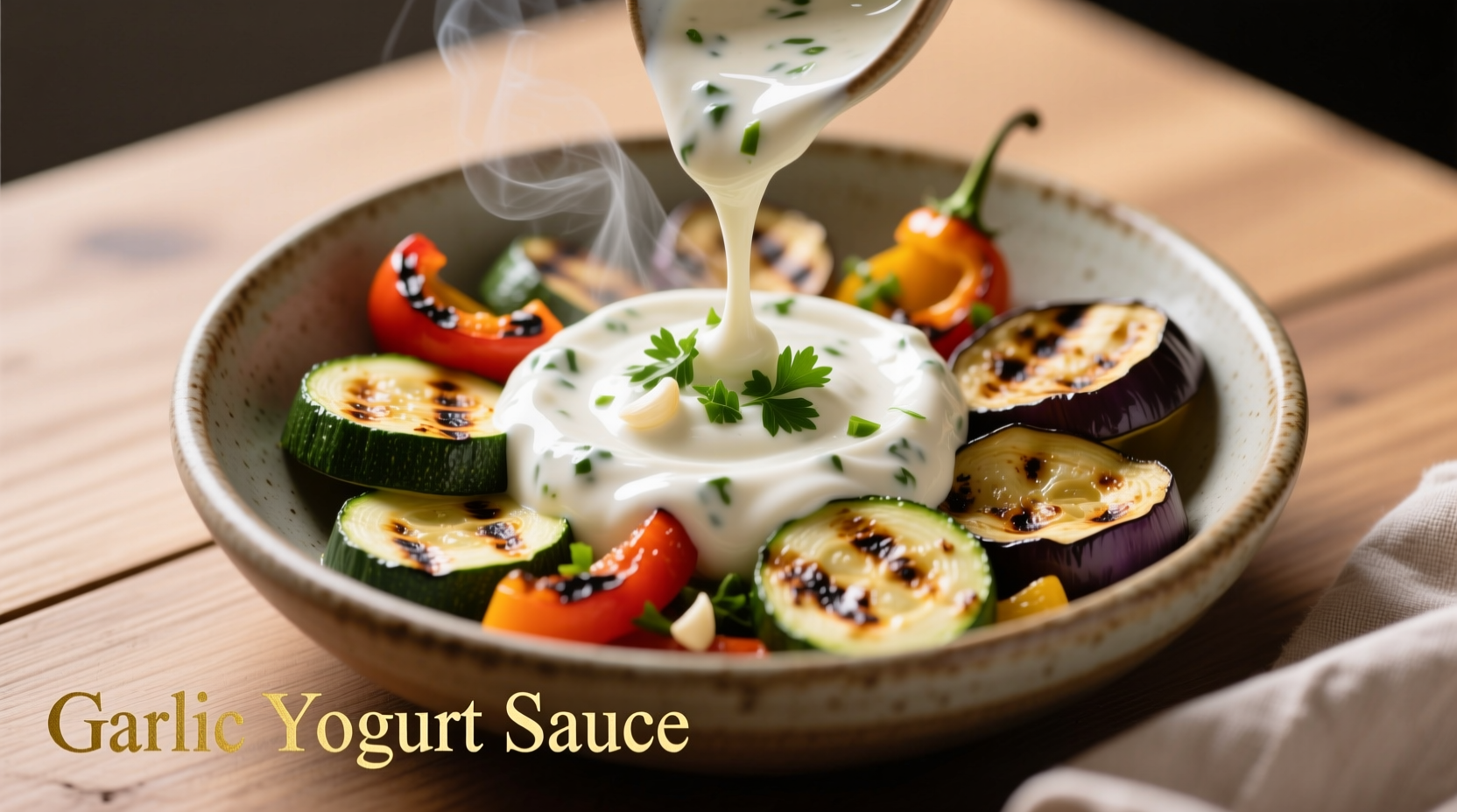 greek yogurt garlic sauce