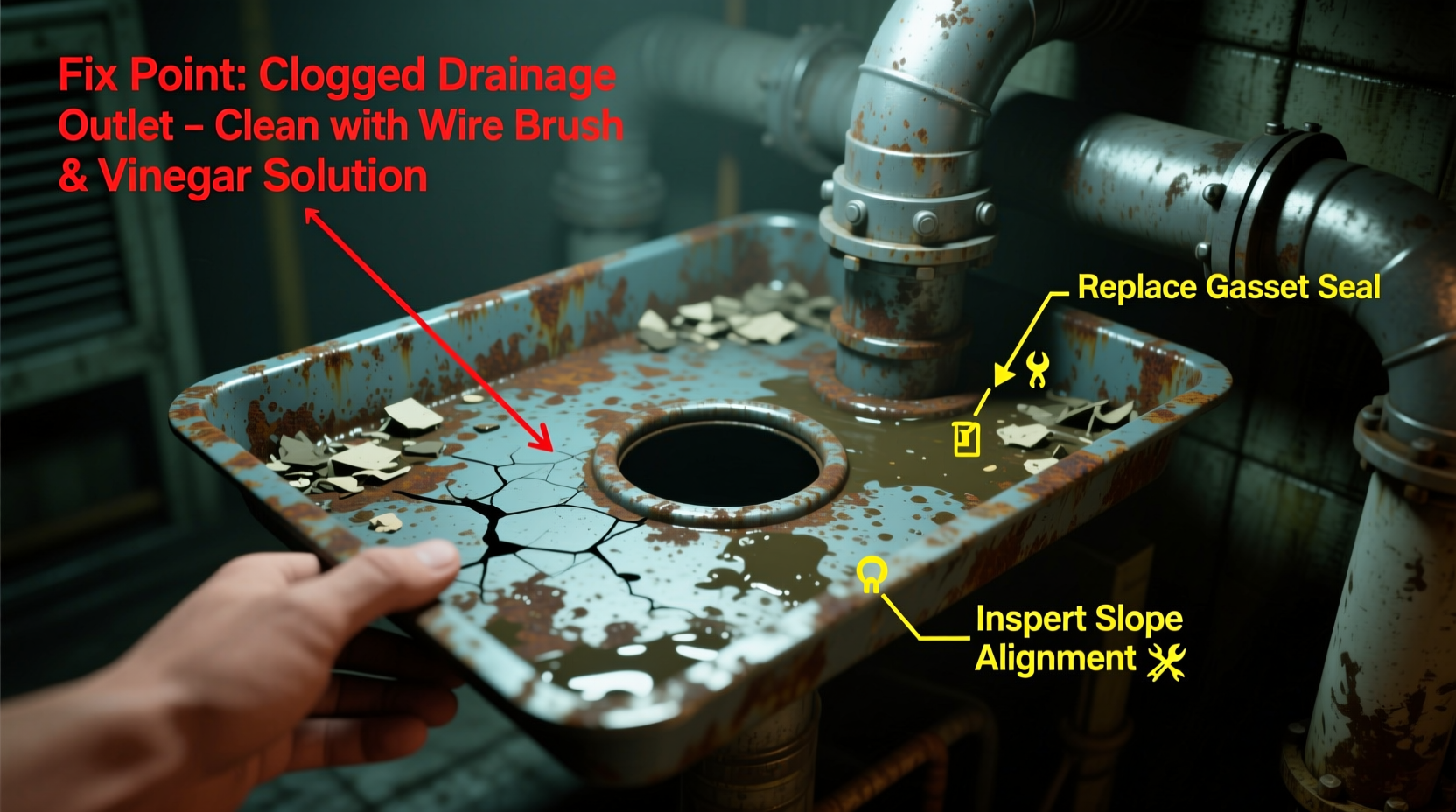 greasy food tray failure fix