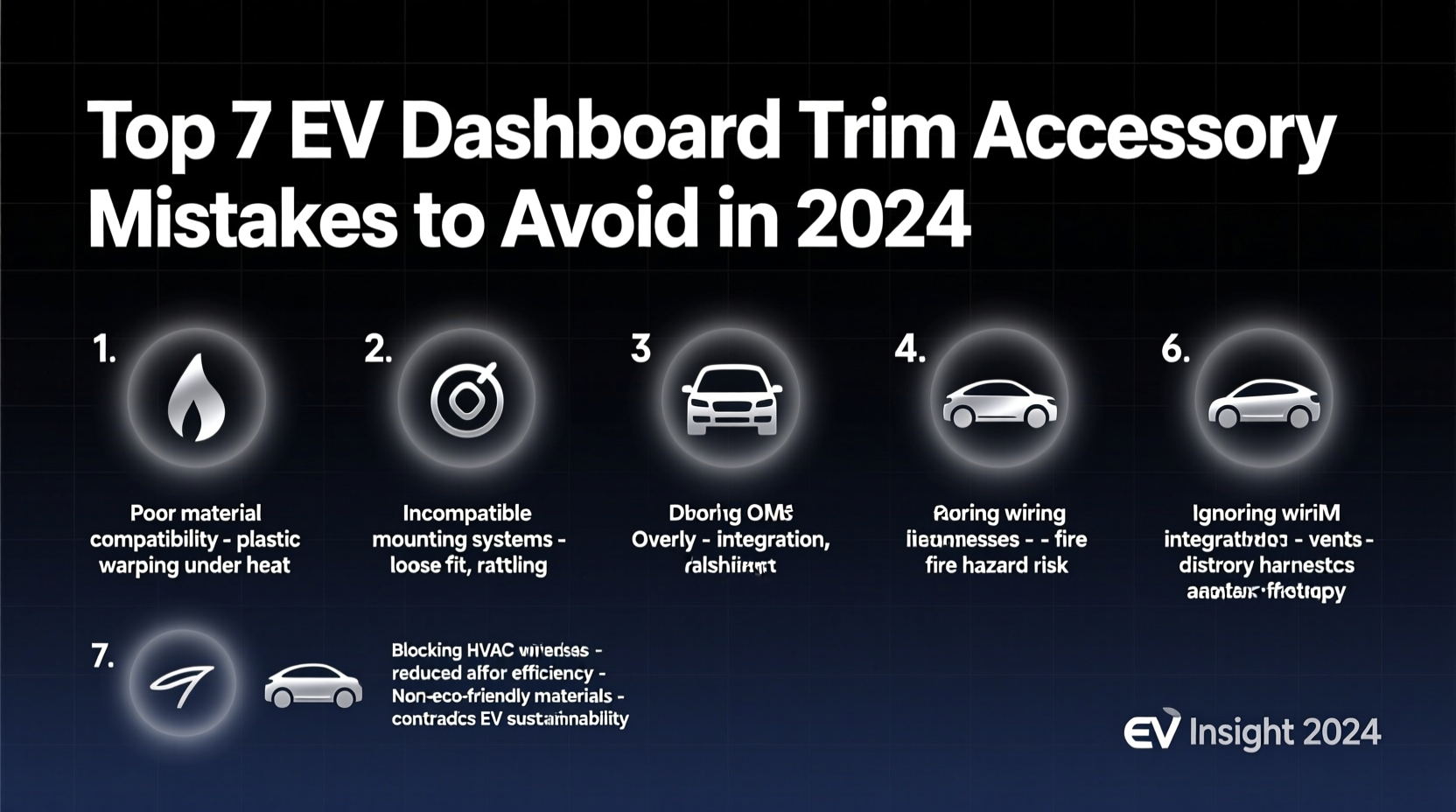 Top 7 EV Dash Trim Accessory Mistakes to Avoid in 2024