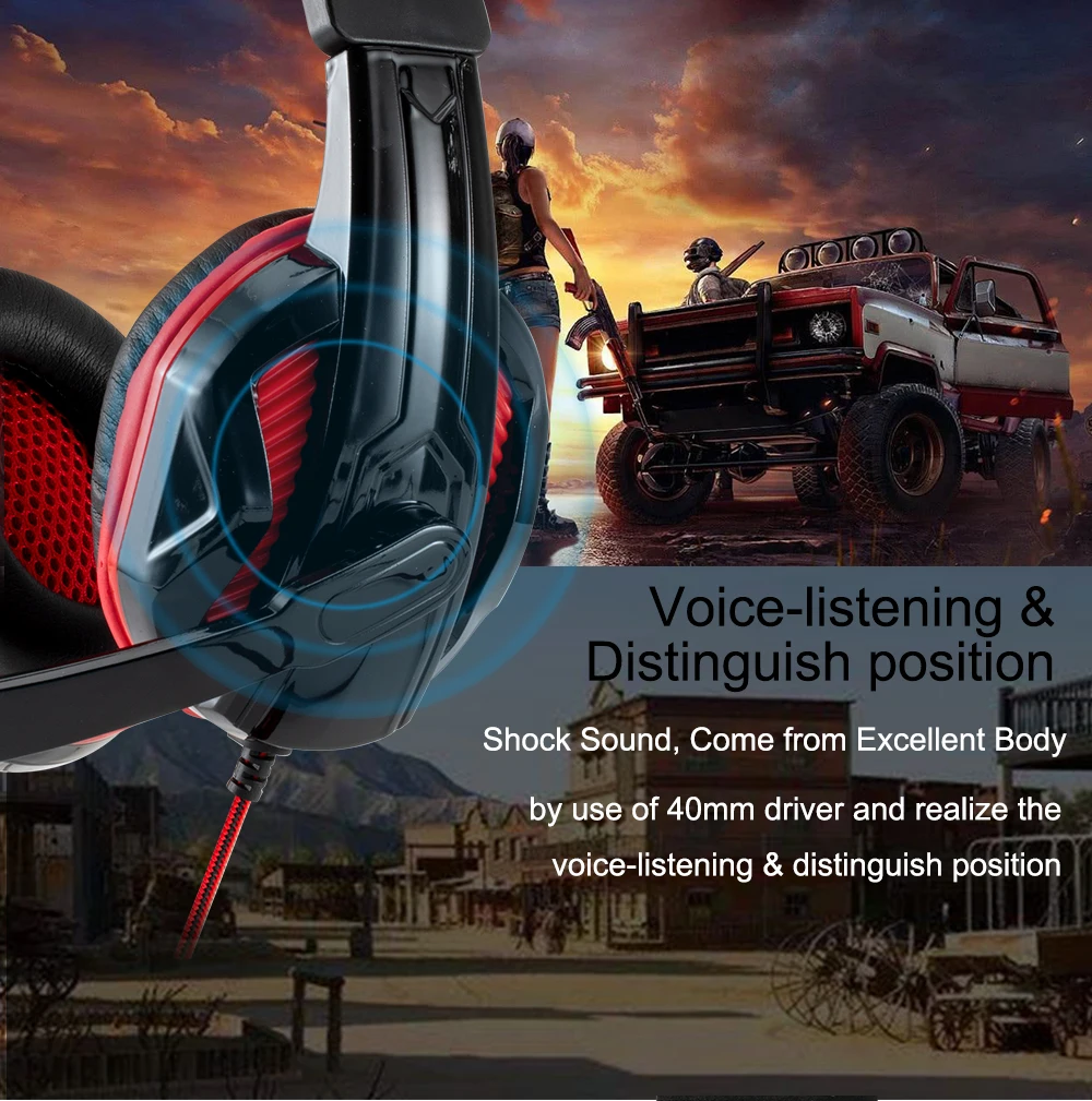 Trending Best Seller Wired Stereo Audifonos Auricular Gamer Headset PS4 Casque Gaming Headphone Earphone